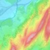 Abbans-Dessus topographic map, elevation, terrain