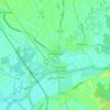 Saint-Usage topographic map, elevation, terrain