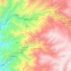 Cajacay topographic map, elevation, terrain