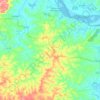 Amparo do São Francisco topographic map, elevation, terrain