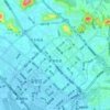 新安街道 topographic map, elevation, terrain