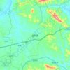 金石镇 topographic map, elevation, terrain