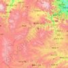བསང་ཆུ་རྫོང་ 夏河县 topographic map, elevation, terrain