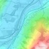 Gisikon topographic map, elevation, terrain