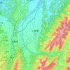 Gongguan topographic map, elevation, terrain