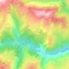 Vallica topographic map, elevation, terrain