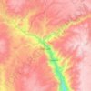 Upahuacho topographic map, elevation, terrain