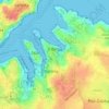 Birgu topographic map, elevation, terrain