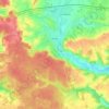 Vibraye topographic map, elevation, terrain