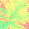 Moffat County topographic map, elevation, terrain