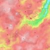 Compains topographic map, elevation, terrain