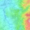 Paslières topographic map, elevation, terrain