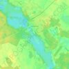 Zaniemyśl topographic map, elevation, terrain