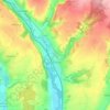 Sérifontaine topographic map, elevation, terrain