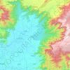Nilambur topographic map, elevation, terrain