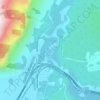 Cascade Ponds topographic map, elevation, terrain