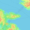 Botsford Parish topographic map, elevation, terrain