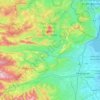 L'Agly topographic map, elevation, terrain