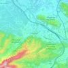 Pedreguer topographic map, elevation, terrain