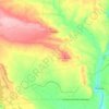 Antillón topographic map, elevation, terrain