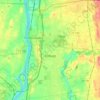 Enfield topographic map, elevation, terrain