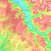 Ligny-en-Barrois topographic map, elevation, terrain