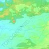 Pandu topographic map, elevation, terrain