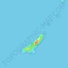 Îles Sanguinaires topographic map, elevation, terrain