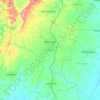 Baranoa topographic map, elevation, terrain