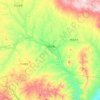 小蒜沟镇 topographic map, elevation, terrain