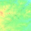 Gorom-Gorom topographic map, elevation, terrain