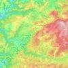 Fontrieu topographic map, elevation, terrain