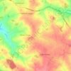 Shudy Camps topographic map, elevation, terrain