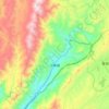 小寨镇 topographic map, elevation, terrain