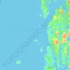 Haugesund topographic map, elevation, terrain