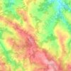 Champsac topographic map, elevation, terrain