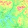 Midvaal Local Municipality topographic map, elevation, terrain