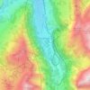 Kandergrund topographic map, elevation, terrain