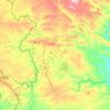 Almadén de la Plata topographic map, elevation, terrain