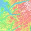 Gjesdal topographic map, elevation, terrain