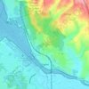 Étaples topographic map, elevation, terrain