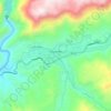 город Кара-Куль topographic map, elevation, terrain