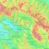 Metropolitan City of Florence topographic map, elevation, terrain