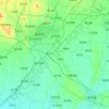 宛城区 topographic map, elevation, terrain