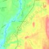 Broad Brook topographic map, elevation, terrain