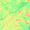 Frexeiras topographic map, elevation, terrain