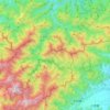 烏來區 topographic map, elevation, terrain