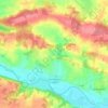 Saint-Martin-sur-Oust topographic map, elevation, terrain