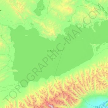 གནམ་མཚོ་ (纳木错) topographic map, elevation, terrain
