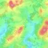 Zahrádky topographic map, elevation, terrain